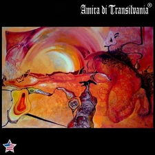 body fire contemporary art painting abstract surrealism red landscape modernism