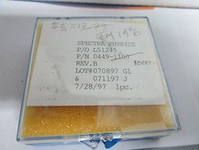 Lentille Optique Spectra Physique Revêtue Laser Optique En L'état BIN#K5-42
