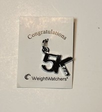 Weight Watchers Silver 5K Charm NEW