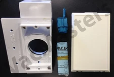 Hayden central vacuum ELECTRIC Super Valve SuperValve rough in Full Door ALMOND