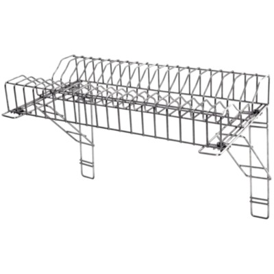 Restaurant Plate Rack Wall Brackets Commercial Stainless Steel 60cm 24