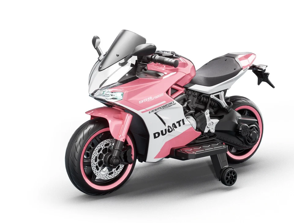 Kids 12V Ducati 1299 Panigale Electric Ride-On Motorbike with Lights & Music - Image 2 of 4