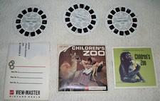 Children's Zoo, San Diego, CA View-Master Stereo Pictures B617 with order form