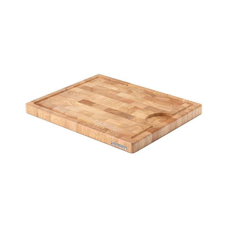 Tagliere Legno Gomma Continenta 37x29 cm | Ideale per Presentazioni