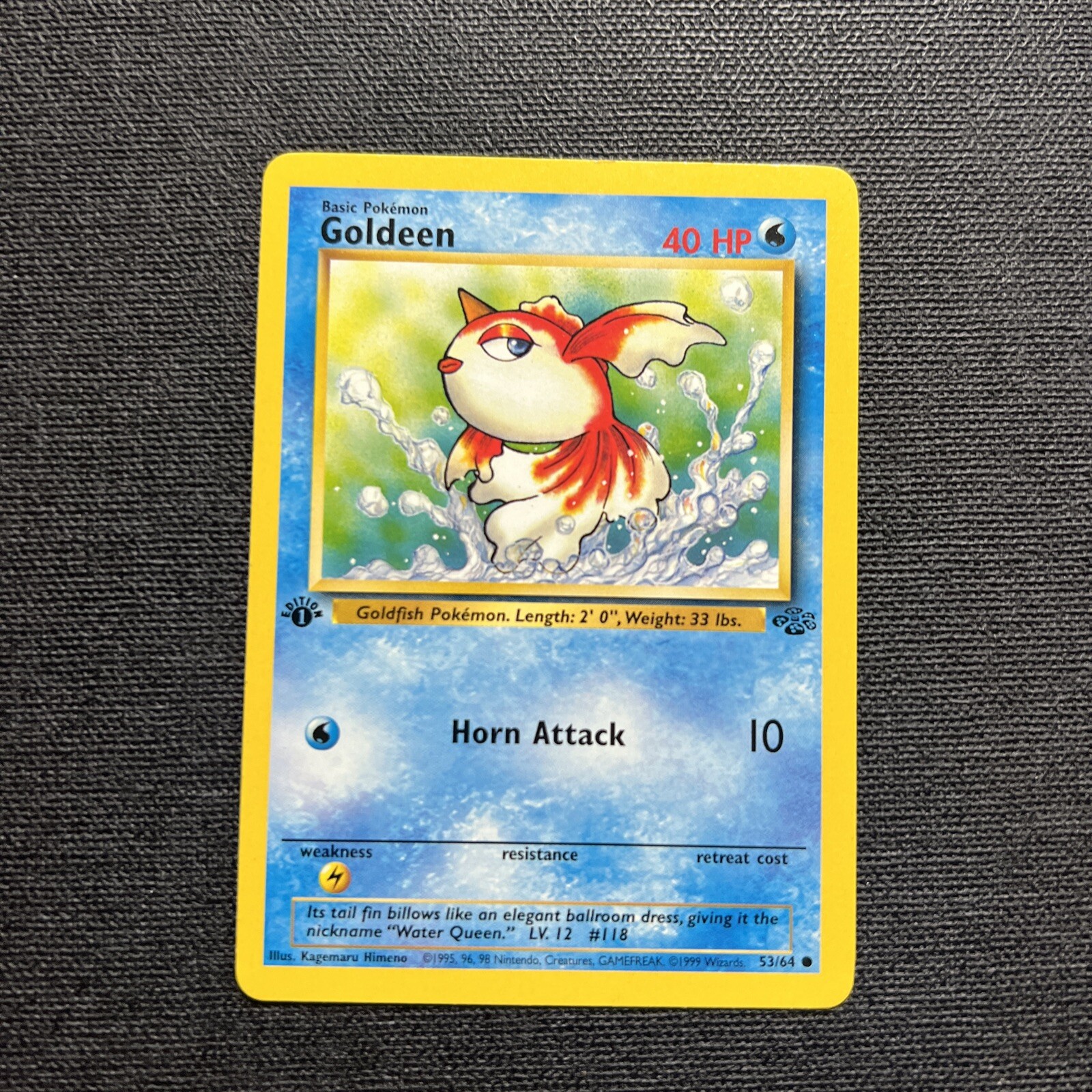 NM 1st Edition Goldeen 53/64 - Jungle
