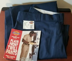 dickies plain front twill pants