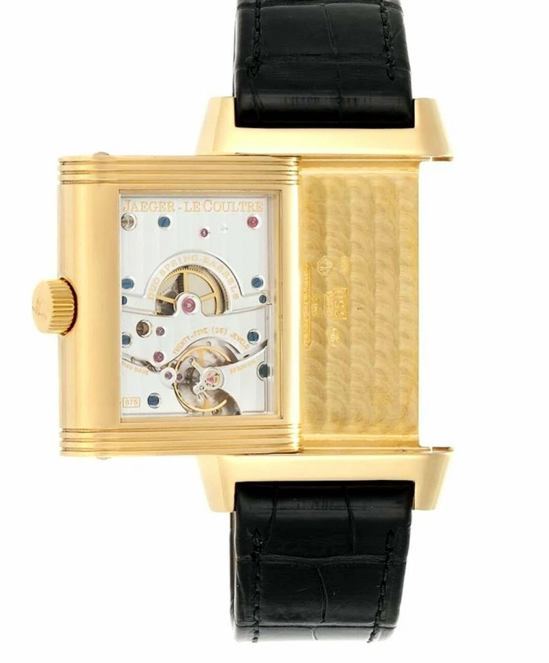 18K Jaeger LeCoultre Big Date Large Reverso with 8 Day Power Reserve - Full Set - Image 2 of 4