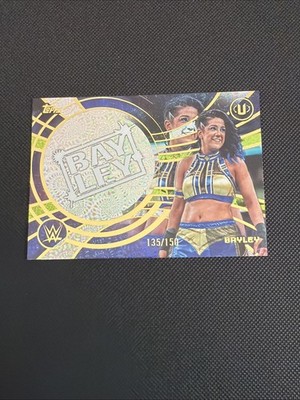 Topps 2026 Universe WWE NameSakes NS-5 Bayley Neon Green Vortex /150