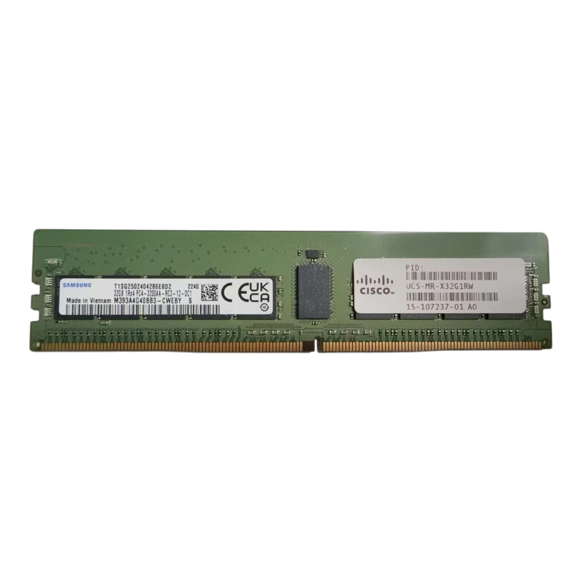 Cisco Network Server Memory (RAM) 32 GB Capacity per Module for