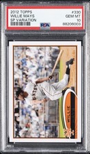 2012 TOPPS #330 WILLIE MAYS PSA 10