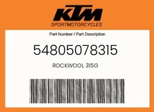 KTM Genuine Rockwool 315G - 54805078315