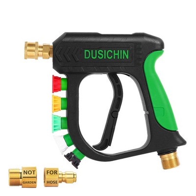 #ad DUSICHIN Short Pressure Washer Gun Car Wash Foam Gun 1 4quot; Quick Connector Po... $35.43