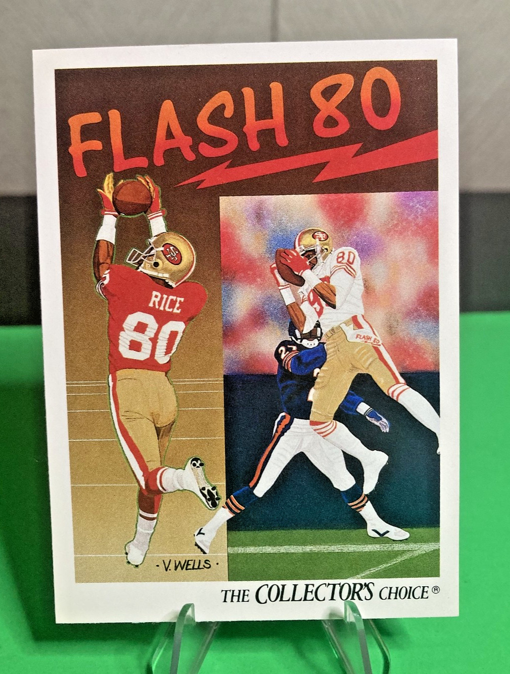 ​1991 Upper Deck Jerry Rice #86 - "Flash 80" - San Francisco 49ers HOF