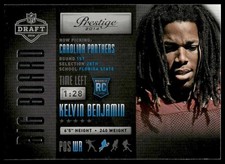 2014 Panini Prestige #9 Kelvin Benjamin Draft Big Board Carolina Panthers NM+