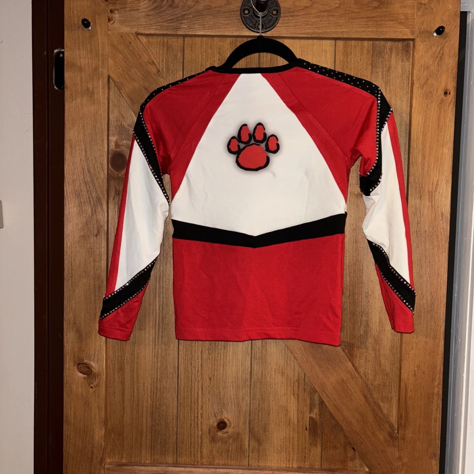 MALE YOUTH MEDIUM Authentic Cheerleading TOP, Halloween, High Quality   - Image 2 of 2