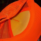 Vintage Fishing & Hunting hat foam rope snapback hunter blaze orange (HOME31) — photo 3