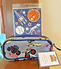 School Pottery Barn Hot Wheels Monster Truck Car PENCIL BAG+ dinosaur Pre K .