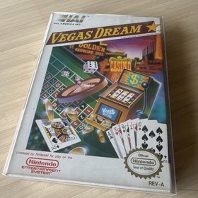 Vegas Dream NES (CIB) with manual and pictured inserts Excellent