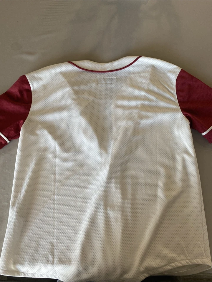 Camiseta de béisbol Hollister Sportswear roja mediana nueva con etiquetas Big Back Hit Foto 2 de 3