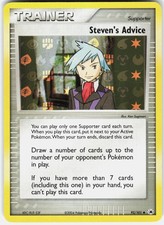 Pokemon Steven's Advice 92/101 Uncommon Hidden Legends Pokemon Reverse Holo NM on eBay