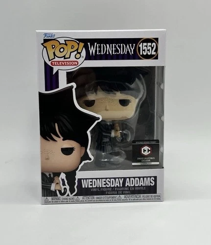 Funko Pop Television: WEDNESDAY w/Umbrella #1552 Chalice Collectibles Exclusive