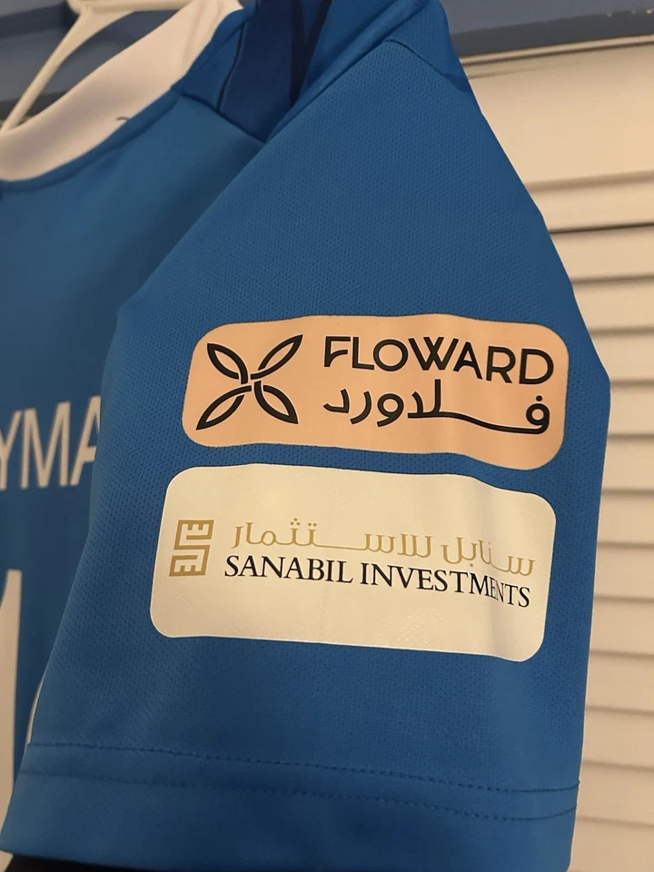 Camiseta deportiva local RÉPLICA grande Neymar Al-Hilal temporada 23/24 Foto 3 de 4