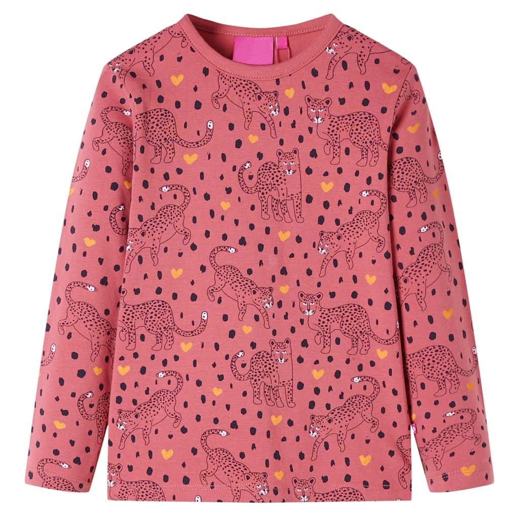 kids long sleeve pyjamas 92 dusky pink image 2