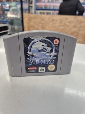 Mortal Kombat Mythologies Sub-zero N64 UK Game Cart PAL