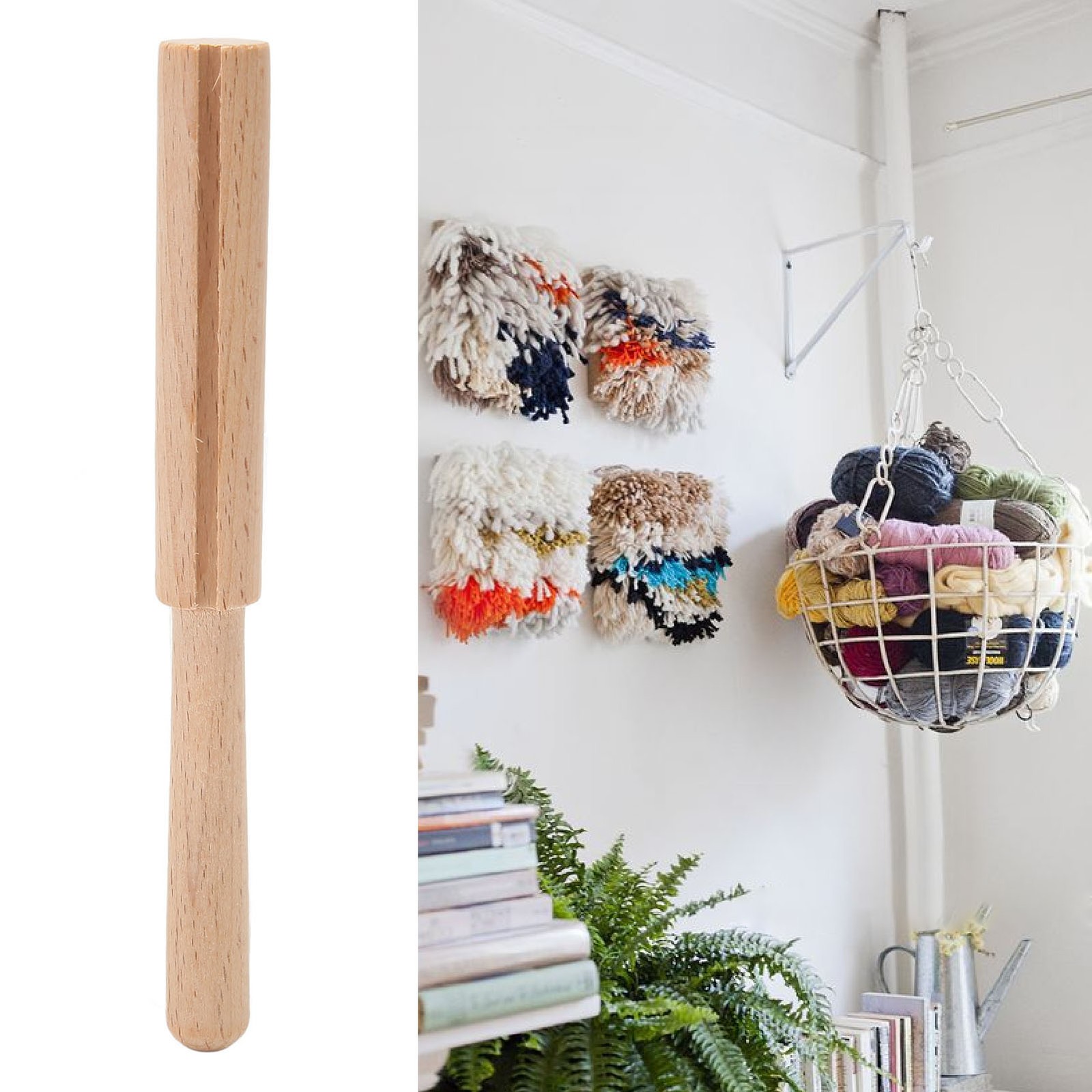 Wooden Yarn Tool Handcraft Easy Crochet Yarn Tool NEW