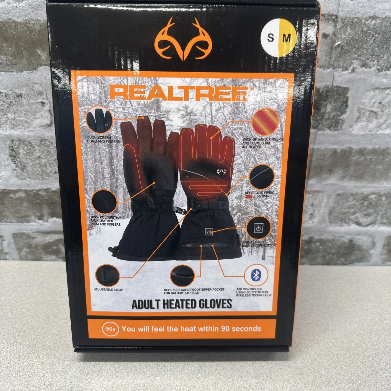 Real tree Heated Multipurpose GlovesS/M