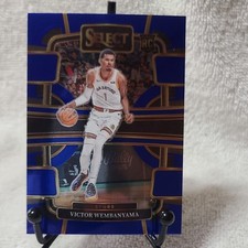 2023-24 Panini Select Victor Wembanyama Rookie Blue Concourse #87 Spurs