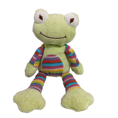 Animal Adventure Plush Frog Sweet Sprouts Retired Stuffed Animal Lovey Toy 13''