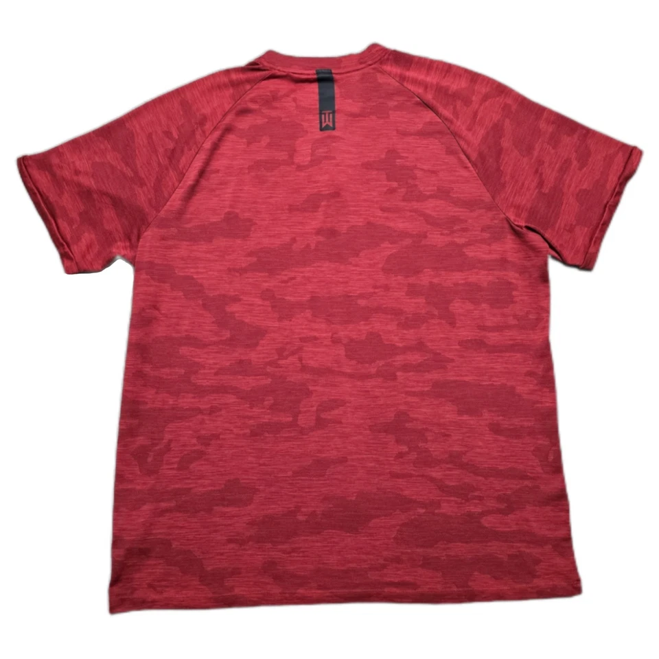 Nike Tiger Woods TW Polo Rojo Camuflaje Zonal Enfriamiento Hoja Cuello Para Hombres 2XL Foto 3 de 4