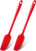 Teigschaber Silikon Mit Metallkern HitzebestäNdig 2 StüCk Rot KüChenzubehöR