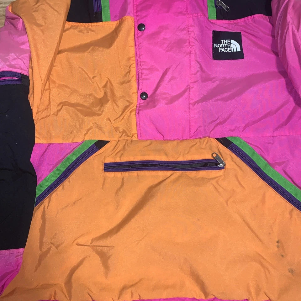 Vintage The North Face Tonar Jacket Size xL Bright Colorblock Full Zip USA Made - Image 3 of 4
