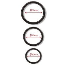 Penisring Cockring Erektion Potenz Set Schwarz