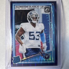 2025 Panini Donruss Optic Rated Rookie Prizm Oluwafemi Oladejo Titans #280