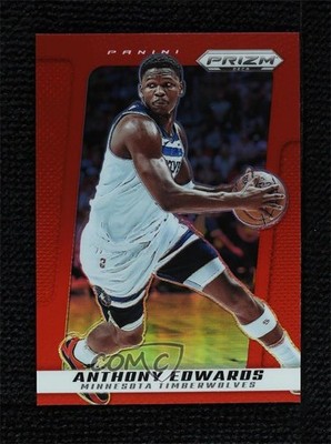 2024-25 Panini Prizm Deca Red Prizm 194/199 Anthony Edwards #194 1oa8