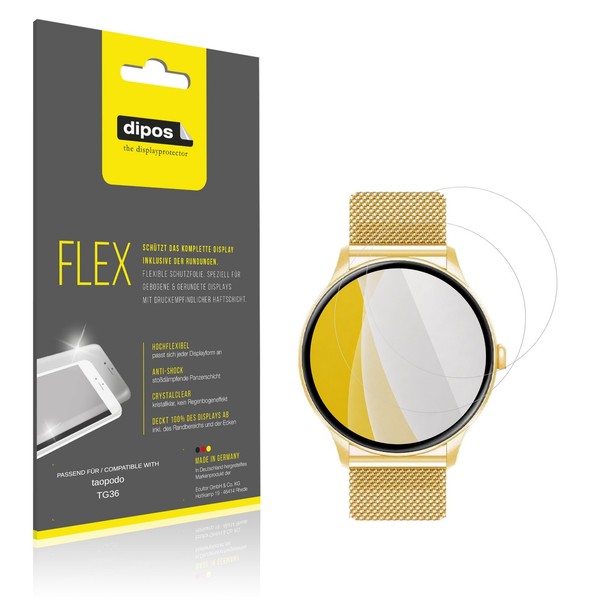 2X 3D Full Cover Schutzfolie FüR Taopodo TG36 Panzerfolie Anti-Shock Display-image