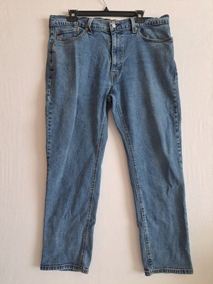 Levi's 541 Blue Denim Stretch Athletic Fit Men's 38x30 Pre-owned See Description