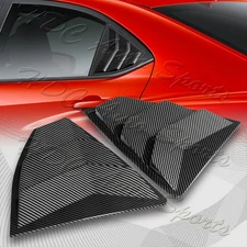 For 2022-2026 Subaru WRX Sedan Carbon Style Side Window Louvers Scoop Cover Vent