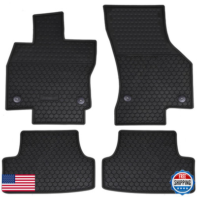 Megiteller Floor Mats Custom For Volkswagen Golf Sportwagen Mk7 Alltrack Gti R