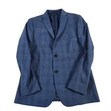 Lauren Ralph Lauren Kids Boys Blue Plaid Blazer Jacket Size 18R