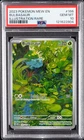 2023 POKEMON MEW EN-151 ILLUSTRATION RARE #166 BULBASAUR PSA 10