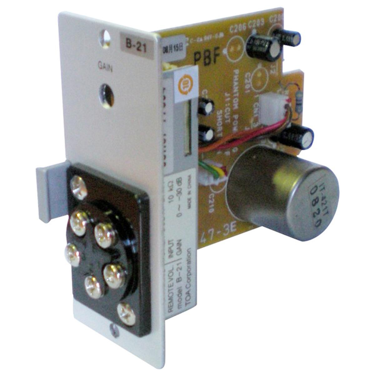 TOA Electronics B-21S Модуль ввода винтовых клемм сбалансированного линейного уровня #B21S