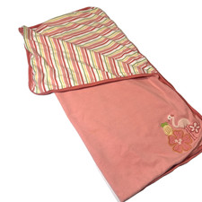 Gymboree Rare Tropical Oasis Flamingo Reversible Blanket Stroller Lovey Retired