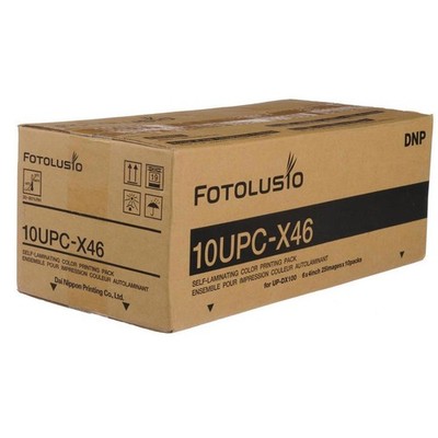 DNP 10UPC-X46 4x6'' Self-Laminating Color Printing Pack for the Sony UPX-C100 & U