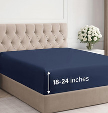 FULL FITTED SHEETS WITH DEEP POCKETS