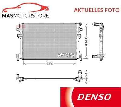 KÜHLER WASSERKÜHLER MOTORKÜHLER DENSO DRM02048 P NEU OE QUALITÄT