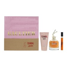 Image of Jean Paul Gaultier Scandal EDP 80ml, 10ml + Body Lotion Gift Set - Damaged Box